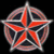 A pixelated red and white star-shaped icon with bold red text reading "Fwok Me Bitoh" on a black background.
