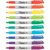 colored marker pens with a blue speech bubble reading 'color my world' on the right side