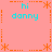 A static pixel art image with a pink background, orange border elements, and cyan text reading "hi danny" in four quadrants.