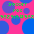 Pixelated green text 'soccer fox' and '982916#9829' on bright pink background with blue circles, static image.