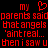 Red pixelated text on black background with heart symbol above 'my' and repeated phrases about angels and seeing someone.