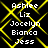 Yellow diamond lattice pattern on black background with white text listing names in two