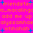 Bright pink background with orange text and blue star symbols repeating in a pattern