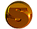 Golden spherical icon with a brown 'S' partially visible, showing sequential animation frames of the 'S' rotating and revealing different sections of the sphere.
