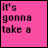 Pink of square with black borders; some contain text fragments like "It's gonna take a" and repeated "superman" or "to sweep me off my feet" in dark gray, white, and light pink fonts