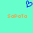 Blue pixelated heart symbol above two orange 'SoPoTo' text blocks on cyan background.