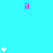 Cyan background with scattered white puzzle pieces and pink vertical bars, gray rectangle in bottom-right corner.