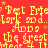 Red background with yellow text repeating 'Best Effort', 'Add 2', 'the great', and 'frank 4' in a pixelated pattern, with small yellow stars scattered throughout.