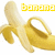 Golden fish-shaped icon with a looped tail and fin details, positioned below yellow pixelated text on white background.