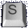 Two side-by-side pixelated icons with a large 'S' on a light gray background, bordered by dark blue dots and a dark gray frame.
