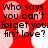 Red background with pink and white circular shapes; black text reads "Who says you can't forget your first love?" repeated in four quadrants.