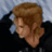 Pixelated image of a person with light brown hair and black clothing against a dark background, accompanied by blue text reading 'Gay Bar?' and 'hell yes.'