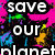 Pixelated text and emoticon on a vibrant, multicolored background with pink, blue, green, and yellow hues.