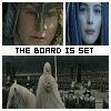 small images showing a character with blue hair and metallic helmet, alternating between close-up face shots and wider views of a battlefield scene
