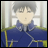 A split-frame contact sheet showing an anime-style character on the left and pixelated text on a black background on the right, with visible animation frame differences between sampled frames.