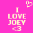 Pixelated text and symbols on a bright pink background with a heart symbol above the text.
