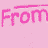 A 3x3 contact sheet of animated frames showing a pink-themed text animation transitioning to brown text and an image of a person in a pink outfit, with visible pixelation and dithering effects.