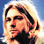 A pixelated contact sheet of two animated frames showing a person with long blonde hair on the left and green text reading "Original Icons .com" on the right against a dark background.