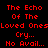 Red pixelated text on black background with gray rectangle, displaying phrases about loss and finality.