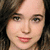 A person with brown hair and red lips appears in three distinct cropped views showing different facial angles against a light background.