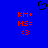 Blue background with red pixelated text 'KM+ MS= <3' on both sides and a black pixelated heart symbol above center.