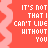 Red background with light pink zigzag borders and repeated white text phrases in pixelated font.