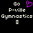 Pixelated text and symbols on black background with purple heart symbol between two identical sections of text.