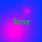 Green text 'Rose' on a blue-purple gradient background with shifting pink circular light effects.