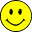 Six yellow circular faces with black eyes and varying mouth expressions arranged in two on a gray background