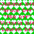 Green and white pixelated background with repeating pink text phrases 'Juliane bff', 'Grace bff', 'Mia bff', 'Victoria bff', 'Lauren bff' in alternating