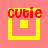 pink and yellow square icons with red 'cutie' text, overlaid by black crossed-out squares on the bottom-right corner