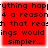 Red square with black pixelated text reading 'everything happy 4 a reason that readings would simpler...' repeated in four identical