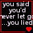 Four identical display pixelated text with a red heart symbol changing from solid to broken across the bottom-right corner