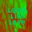 A static image with green and red pixelated background displaying 'Laugh Live Love' text in cyan block letters.