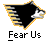 A static contact sheet showing two identical frames of a pixelated wolf mascot icon with text elements on a gray background.