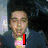 Four pixelated portrait arranged in a with text overlays: red 'I', blue 'love', green 'Mark', and yellow 'Shami'