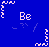 Blue background with white pixelated text and corner decorations, displaying four phrases : Be Sexy, Be True, Be Wild, Be You
