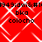 Red background with white diamond pattern and repeated black text 'bka' and 'colocho' in two per frame