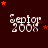 A dark red background with white pixelated text reading "Septor 2008" and scattered orange stars in various positions across the