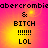 Pixelated text on a pink-yellow gradient background with four identical arranged in a