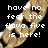 Pixelated image of a hand holding a small object with overlaid text reading 'have no fear the flova five is here!' on black background.