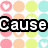 Pixelated text reads 'Cause I'm Kool Like That' over a background of pastel circles and hearts.