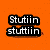 Pixelated text and graphics on four colored backgrounds with a gray