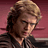 Pixelated image of a person with light brown hair and dark clothing against a red background, next to the name 'David' in black pixel art.
