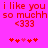 Red pixelated text on bright pink background reads 'i like you i like you so muchh so muchh <333' with two of five red and one light-red heart symbols below