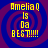 Four identical pixelated display yellow text on a blue-purple spiral background with no visible animation changes