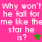 Pixelated text on bright pink background with two star symbols, one green and one brown, in a repeated pattern.