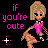 Pixel art contact sheet of an animated icon featuring a blonde doll character in various poses with changing text overlays on black background.