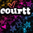 Pixelated image with white text 'courtt' on left, red heart-shaped number 3 on right, and colorful star/pattern background.