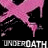 Pixelated pink dripping liquid shape above white blocky text on black background in a static 48x48 buddy icon format.